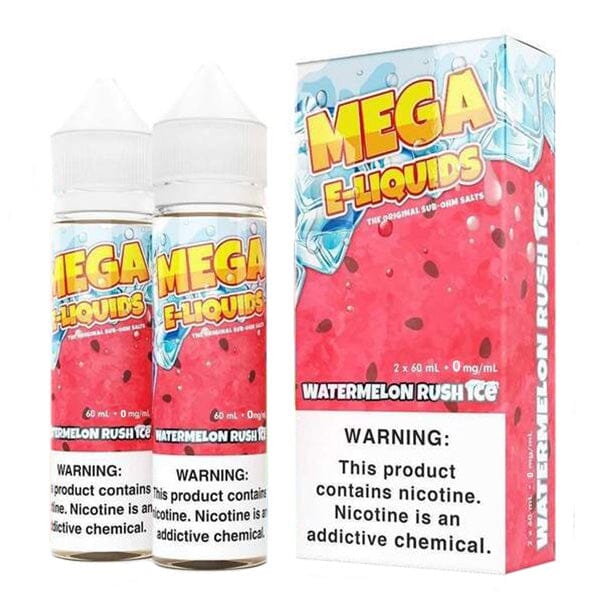 Watermelon Rush Ice by MEGA SUB OHM SALT SERIES 2X 60ml with packaging