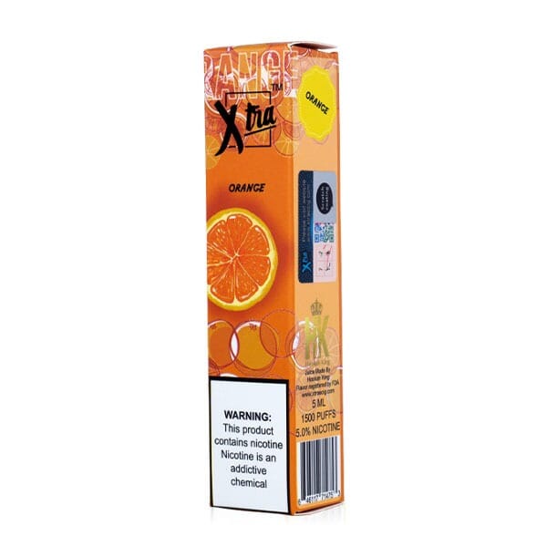 XTRA | Disposable 1500 Puffs (Individual) orange packaging