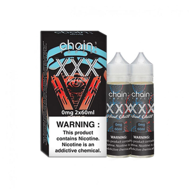 XXX and Chill by Chain Vapez 120mL with Packaging