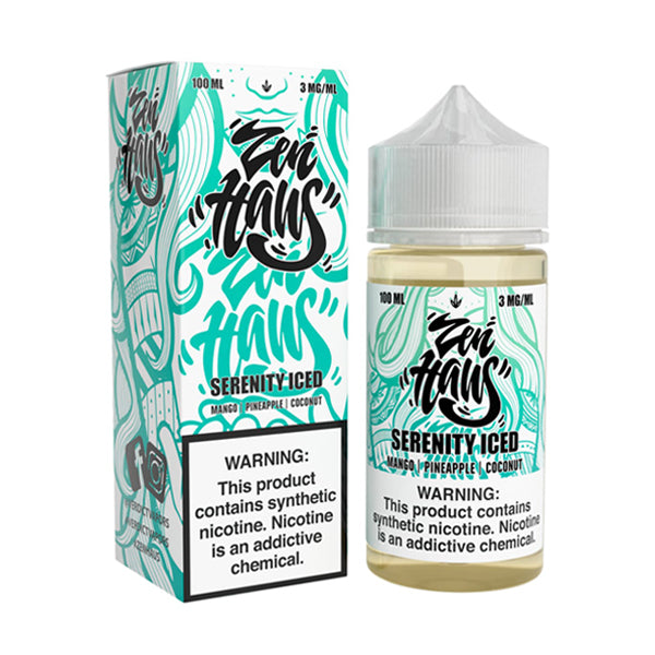 Serenity Ice by Zen Haus LIQ FB 100mL ith packaging