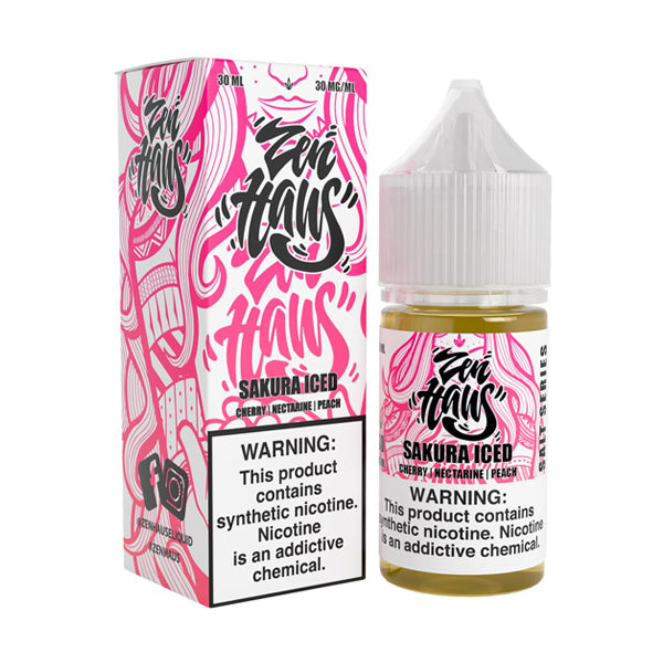 Sakura Ice by Zen Haus LIQ Salt 30mL with packaging