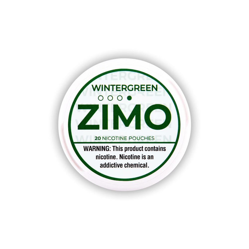 Zimo Nicotine Pouches (20ct Can)(5-Can Pack) Wintergreen 08mg (SAS)