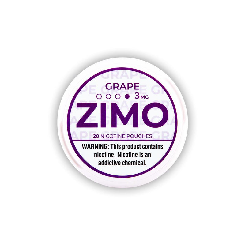 Zimo Nicotine Pouches (20ct Can)(5-Can Pack) Grape 03mg (SAS)