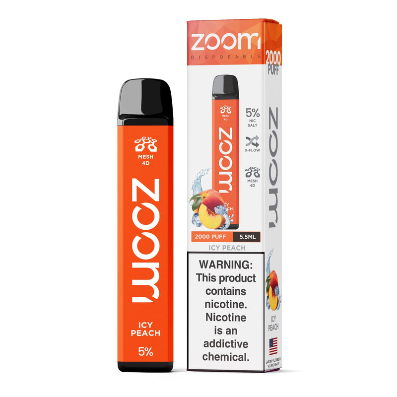Zoom Disposable | 2000 Puffs | 5.5mL Icy Peach