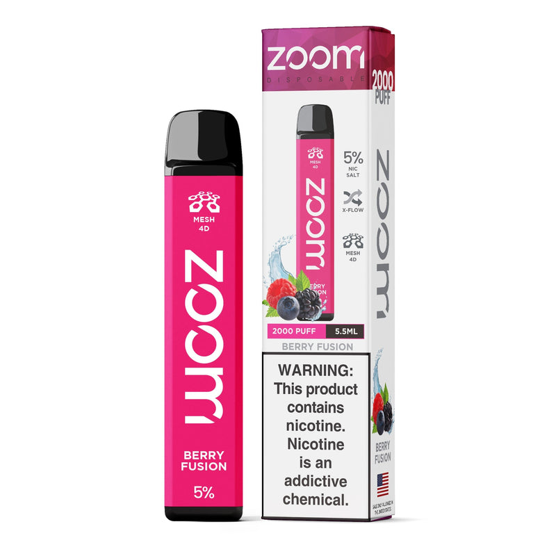 Zoom Disposable | 2000 Puffs | 5.5mL Berry Fusion
