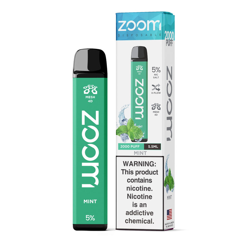 Zoom Disposable | 2000 Puffs | 5.5mL Mint