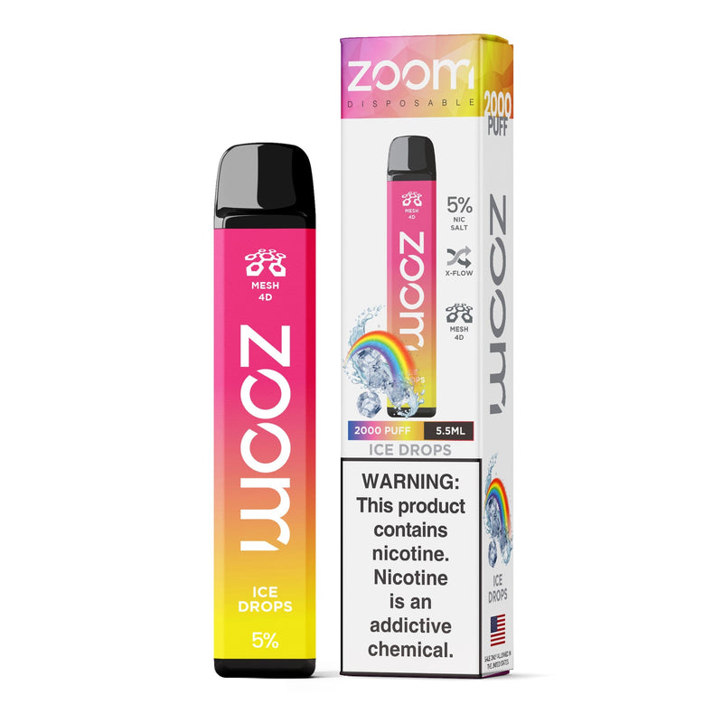 Zoom Disposable | 2000 Puffs | 5.5mL Ice Drops