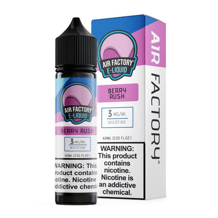 Berry Rush by Air Factory eJuice 60mL with packaging