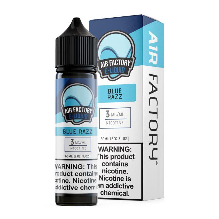 Blue Razz by Air Factory eJuice 60mL with packaging