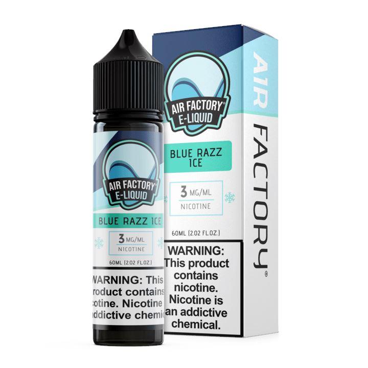 Blue Razz Ice by Air Factory eJuice 60mL with packaging