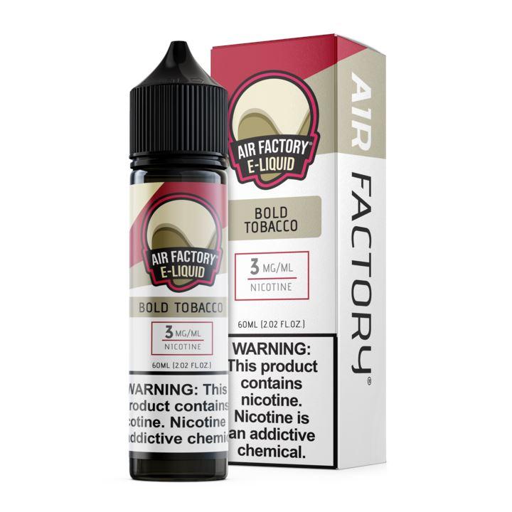 Bold Tobacco by Air Factory E-Liquid 60ml with packaging
