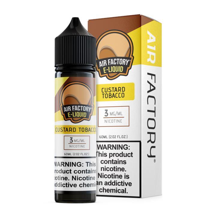 Custard Tobacco by Air Factory eJuice 60mL with packaging