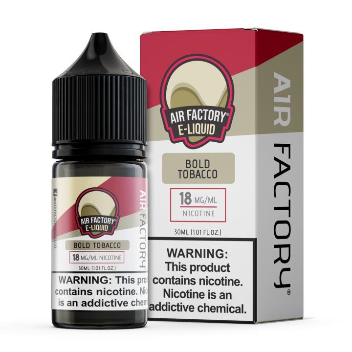 Bold Tobacco by Air Factory SALT 30ml with packaging