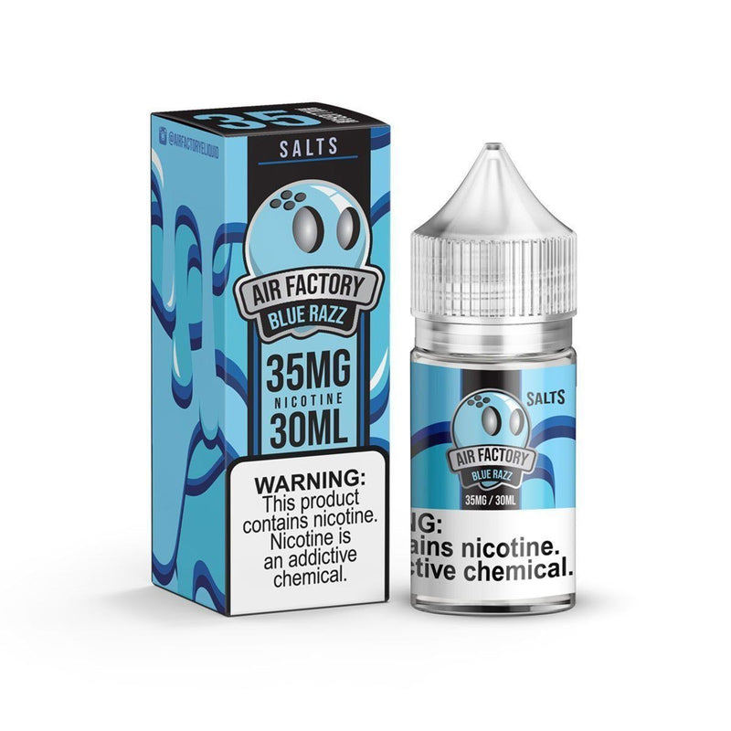 Blue Razz by Air Factory SALT 30ml with packaging