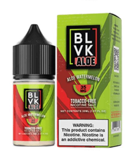 Aloe Watermelon by BLVK ALOE TF-Nic Salt Series 30mL with packaging