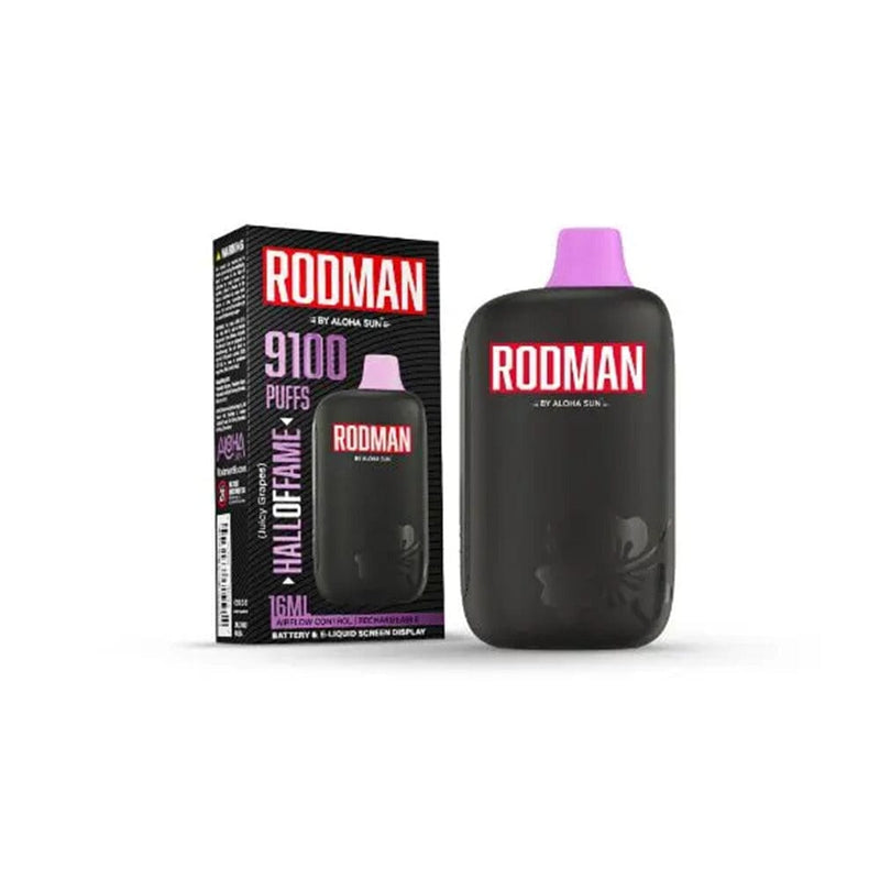 Aloha Sun Rodman Disposable 9100 Puffs 16mL 50mg Hall Of Fame