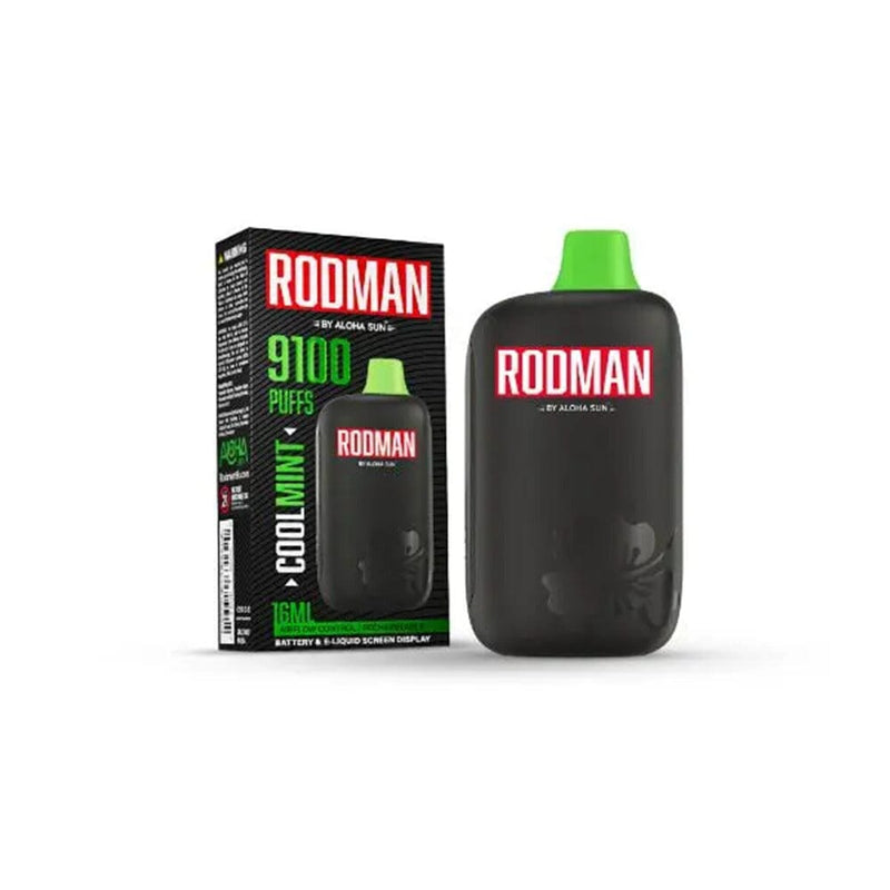 Aloha Sun Rodman Disposable 9100 Puffs 16mL 50mg Cool Mint