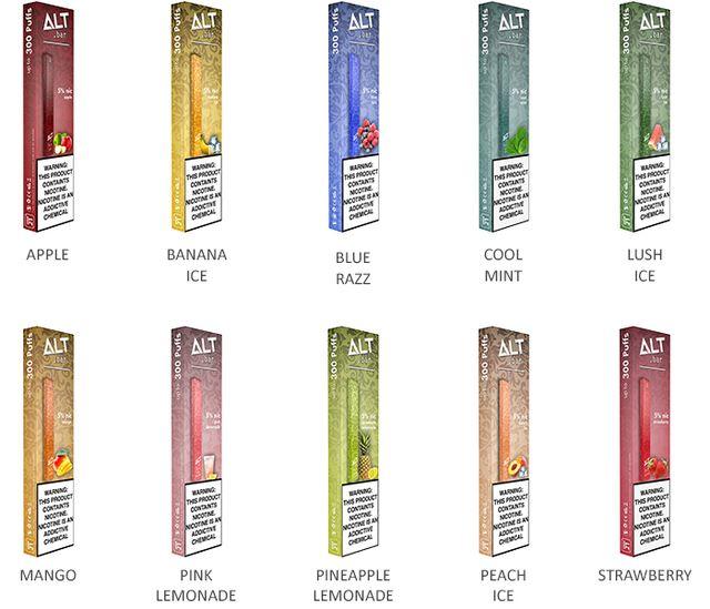 ALT Bar Disposable E-Cigs (Individual) group photo