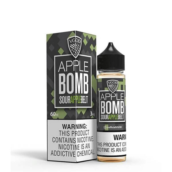 Apple Bomb By VGOD E-Liquid with packaging