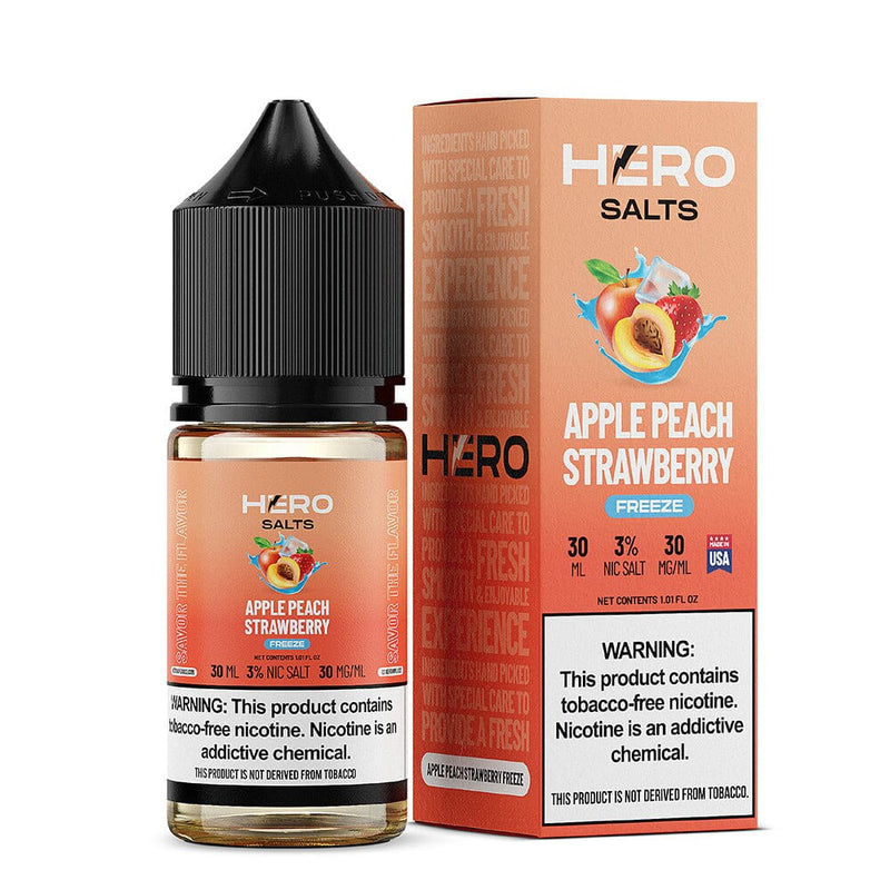 Apple Peach Strawberry Freeze by Hero E-Liquid 30mL (Salts)