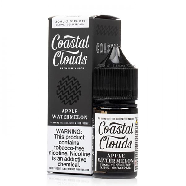 Apple Watermelon by Coastal Clouds Salt TFN 30ml with packaging