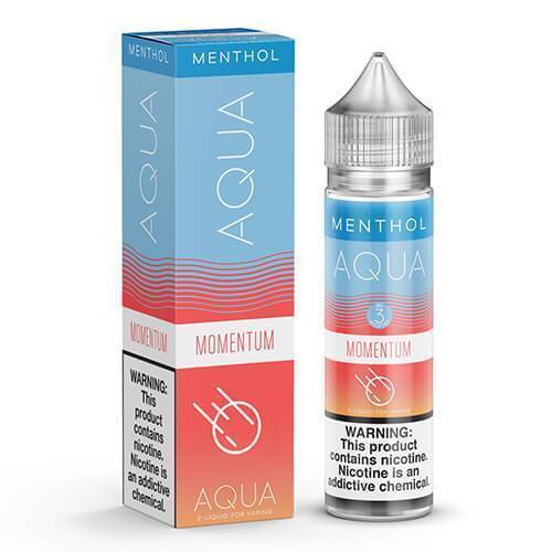 Momentum Ice by AQUA Menthol E-Juice 60ml with packaging