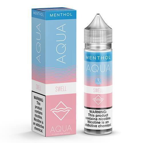 Swell Ice by AQUA Menthol E-Juice 60ml with packaging