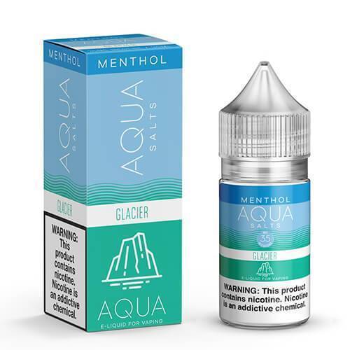 AQUA SALTS MENTHOL | Glacier Ice 30ML eLiquid with packaging