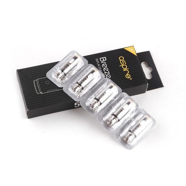 Aspire Breeze Coils (5-Pack) with packaging