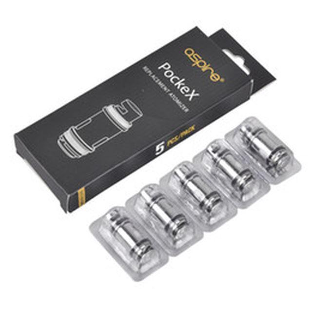Aspire PockeX Coils (5-Pack) with packaging