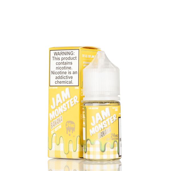  Banana By Jam Monster Salts E-Liquid with packaging