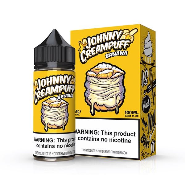 Banana by Tinted Brew - Johnny Creampuff TF-Nic Series 100mL with Packaging
