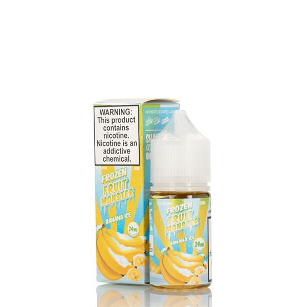 Banana Ice By Frozen Fruit Monster Salts E-Liquid with packaging
