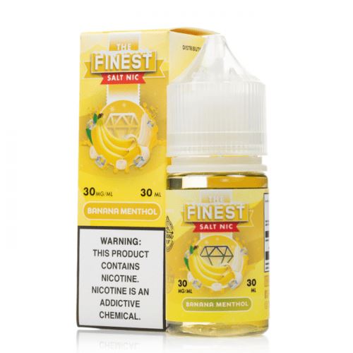 Banana Menthol by Finest SaltNic 30ML with packaging