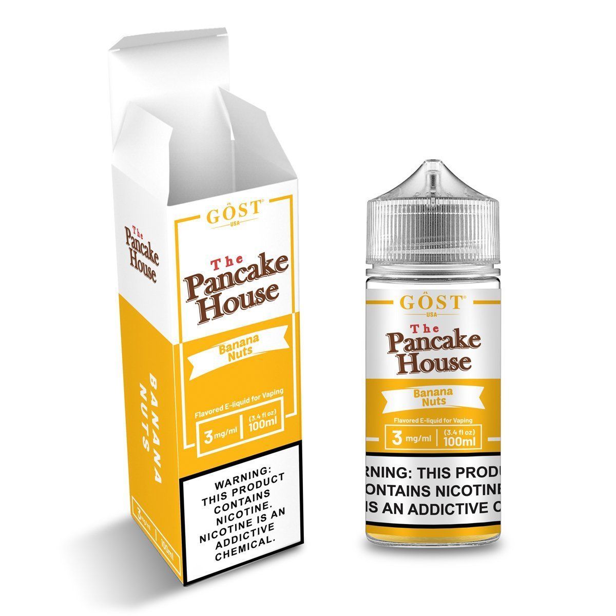  Banana Nuts by GOST The Pancake House 100ml with packaging