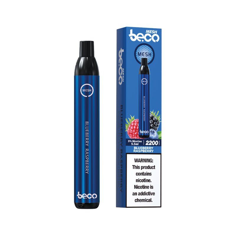 Beco Mesh Disposable | 2200 Puffs | 5.5mL blueberry raspberry with packaging
