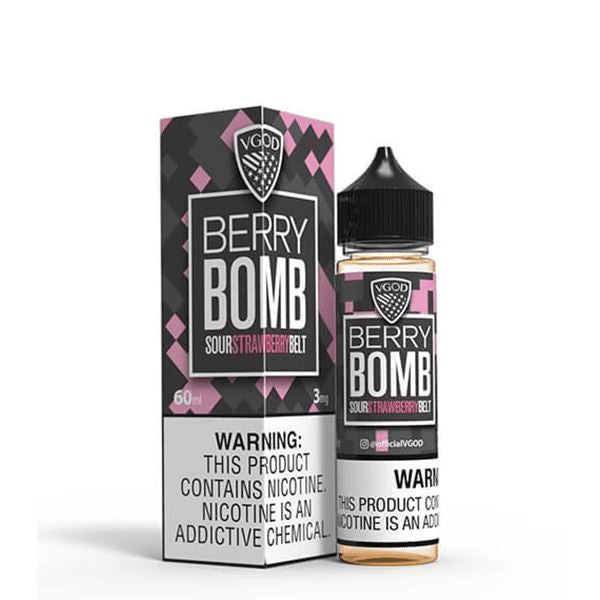 Berry Bomb By VGOD E-Liquid with packaging