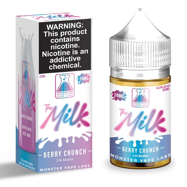 Berry Crunch by The Milk Tobacco-Free Nicotine Salt 30ml with packaging