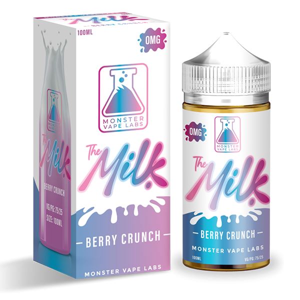 Berry Crunch by The Milk Tobacco-Free Nicotine 100ml with packaging