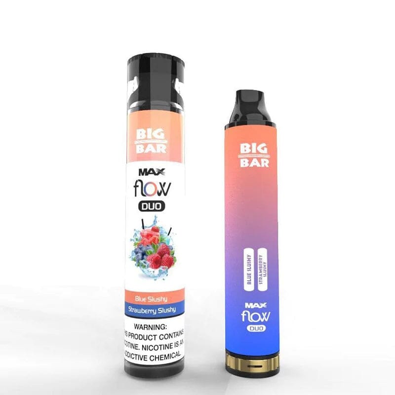 Big Bar MAX FLOW DUO Disposable | 4000 Puffs | 12mL strawberry slushy with packaging