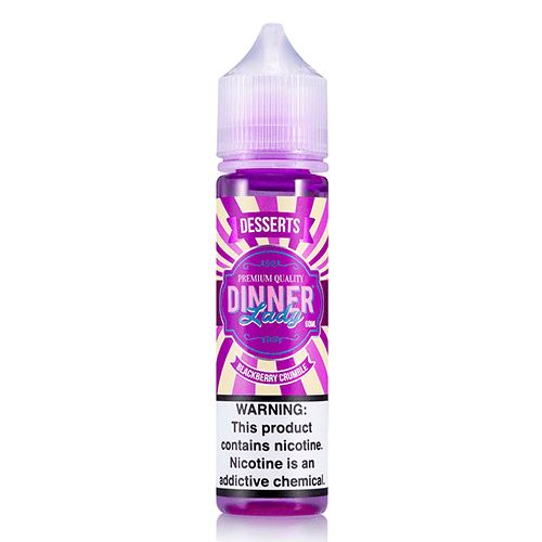 Blackberry Crumble By Dinner Lady Tobacco-Free Nicotine 60ml bottle 