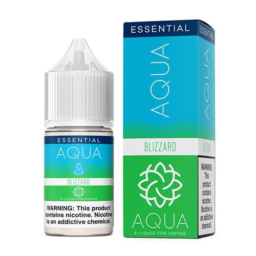 Blizzard by Aqua Essential Synthetic Salt Nic 30mL with packaging