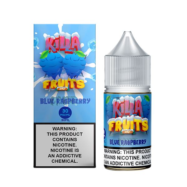 Blue Raspberry on Ice by Killa Fruits Salts Series 30mL with Packaging