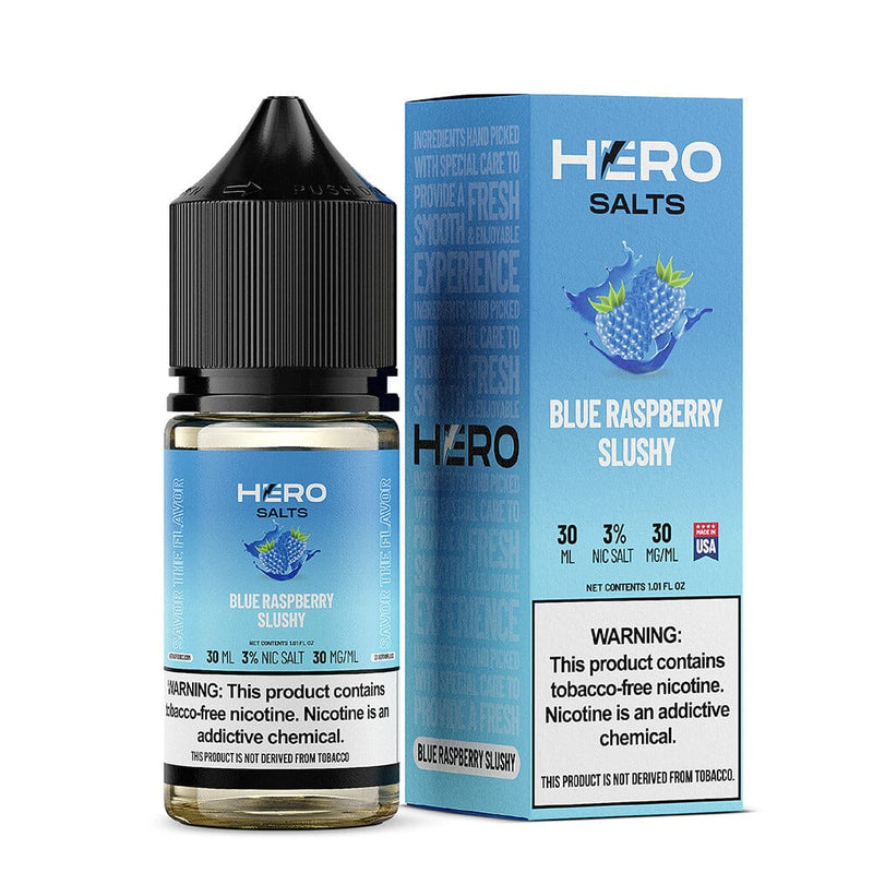 Blue Raspberry Slushy by Hero E-Liquid 30mL (Salts)