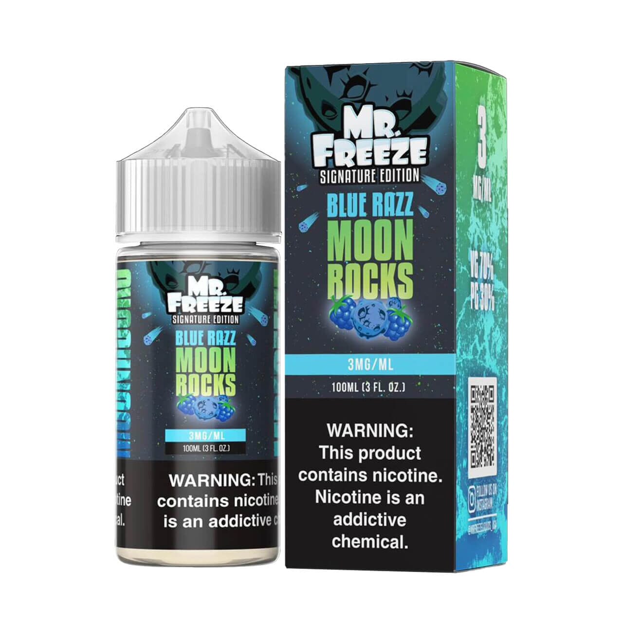 Blue Razz MoonRocks by Mr. Freeze TFN Series 100mL | Flawless Vape Shop