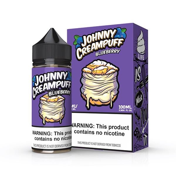 Blueberry by Tinted Brew - Johnny Creampuff TF-Nic Series 100mL with Packaging