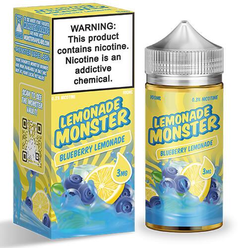 Blueberry Lemonade by Lemonade Monster E-Liquid with packaging