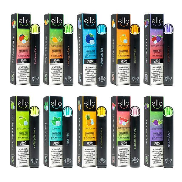 BLVK Ello Disposable | 2500 Puffs | 7mL group photo