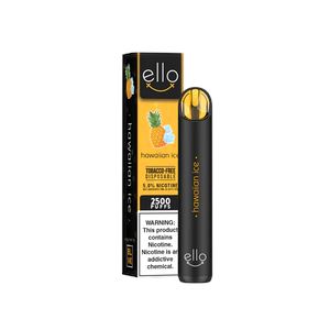 BLVK Ello Disposable | 2500 Puffs | 7mL hawaiian ice with packaging