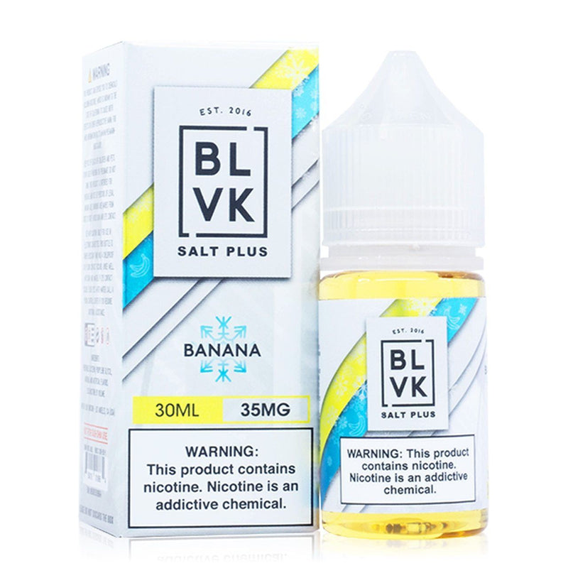 Nana Ice (Banana Ice) by BLVK Pink Salt Series 30ml with packaging